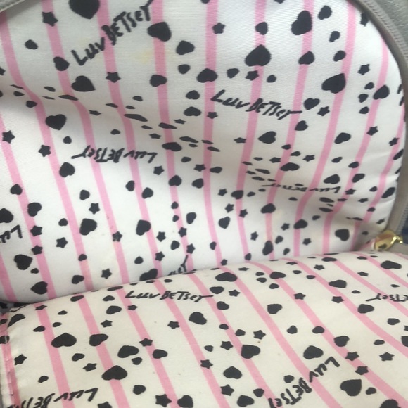 BETSEY JOHNSON Luv Betsey Holographic Owl Backpack with Adjustable Straps - Picture 15 of 17